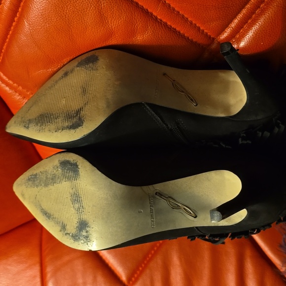 Black suede ankle boots black brian atwood - Picture 7 of 13